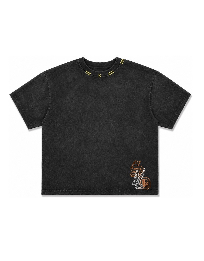 MR Clothing Men Silk Dove Angel Box Tee