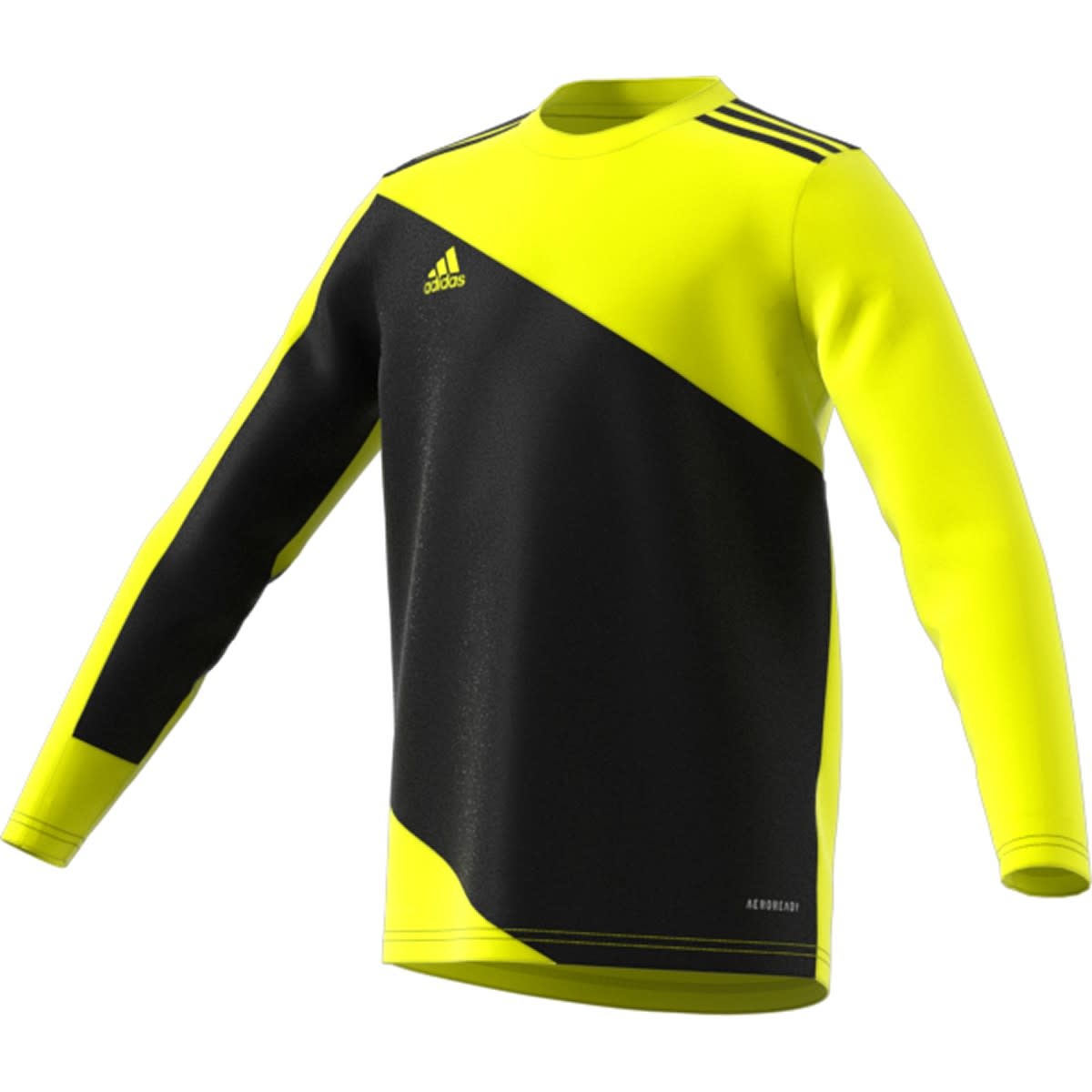 Adidas Men's Squadra 21 Goalkeeper Jersey, Solar Yellow/Black / L