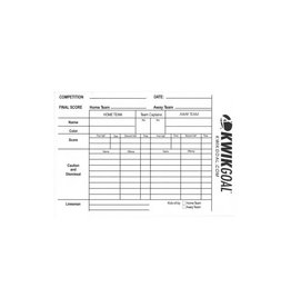 Kwik Goal REFEREE SCORE SHEETS