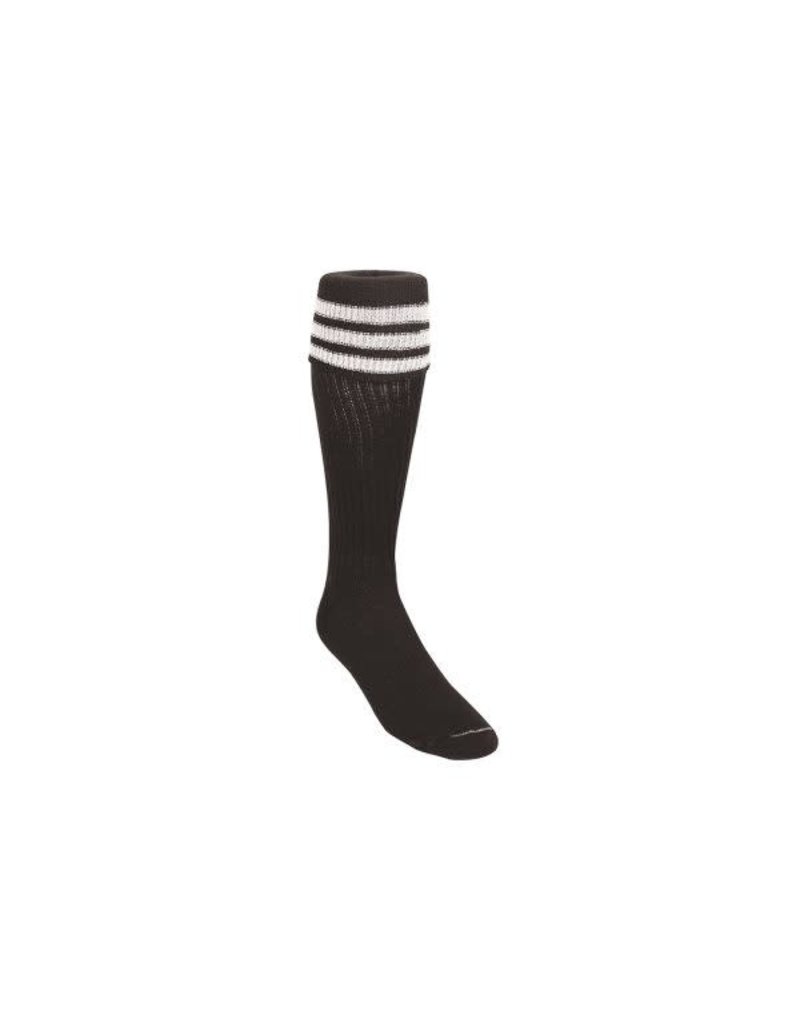 Kwik Goal 3 Stripe Referee Sock