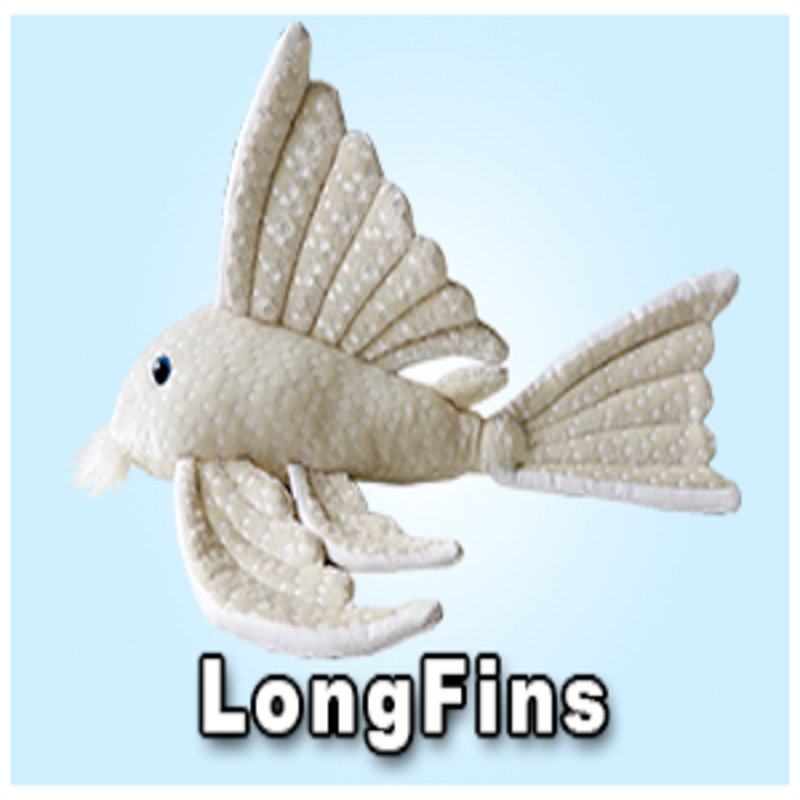 Green Pleco 12" Longfin Pleco Plushie