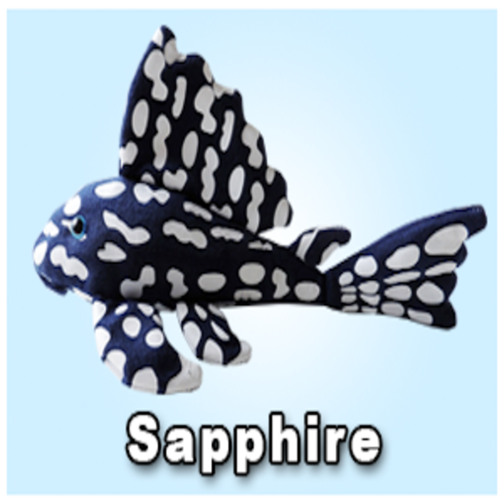 Green Pleco 12" Sapphire Pleco Plushie