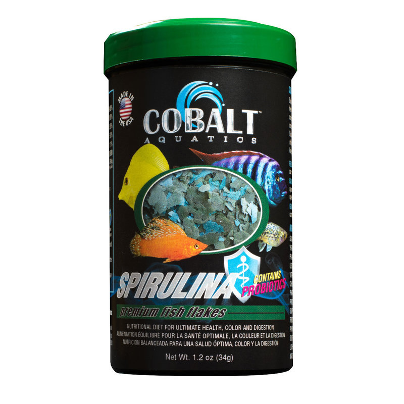 Cobalt Aquatics Cobalt Spirulina Flake 1.2oz
