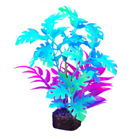 Hagen Products iGlo Plant Green/Blue - Philddendron 7.5"