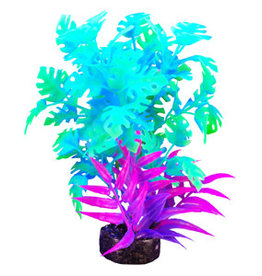 Hagen Products iGlo Plant Green/Blue - Philddendron 5.5"