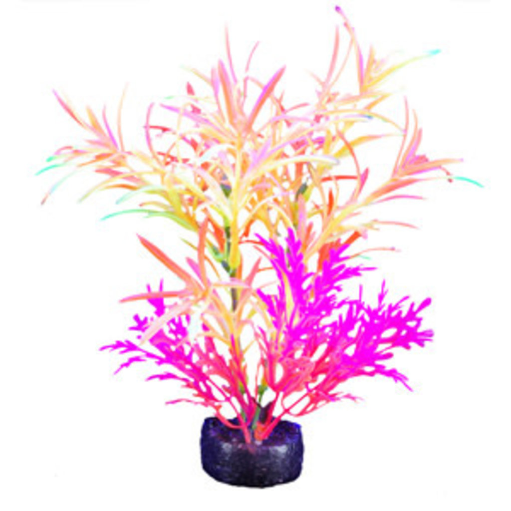 Hagen Products iGlo Plant Orange/Yellow/Pink - Fountain Plant 5.5"