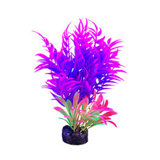 Hagen Products iGlo Plant Pink/Purple - Slim Leaf Bamboo 5.5"