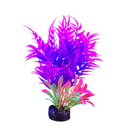 Hagen Products iGlo Plant Pink/Purple - Slim Leaf Bamboo 5.5"