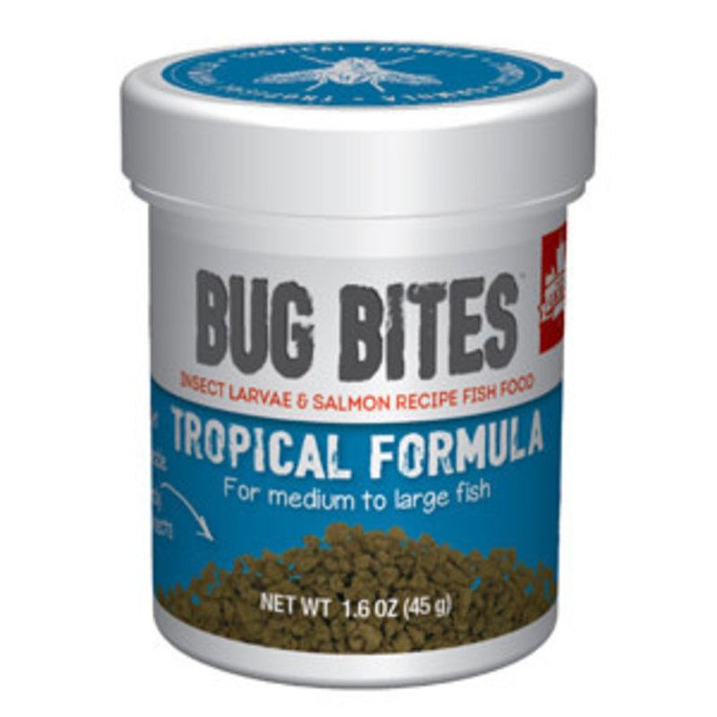 Hagen Products Bug Bites M/L Tropical Fish Granules 1.6oz