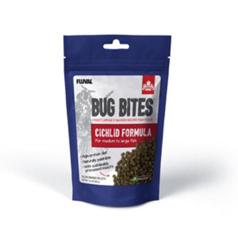 Hagen Products Bug Bites M/L Cichlid Granules 3.5oz