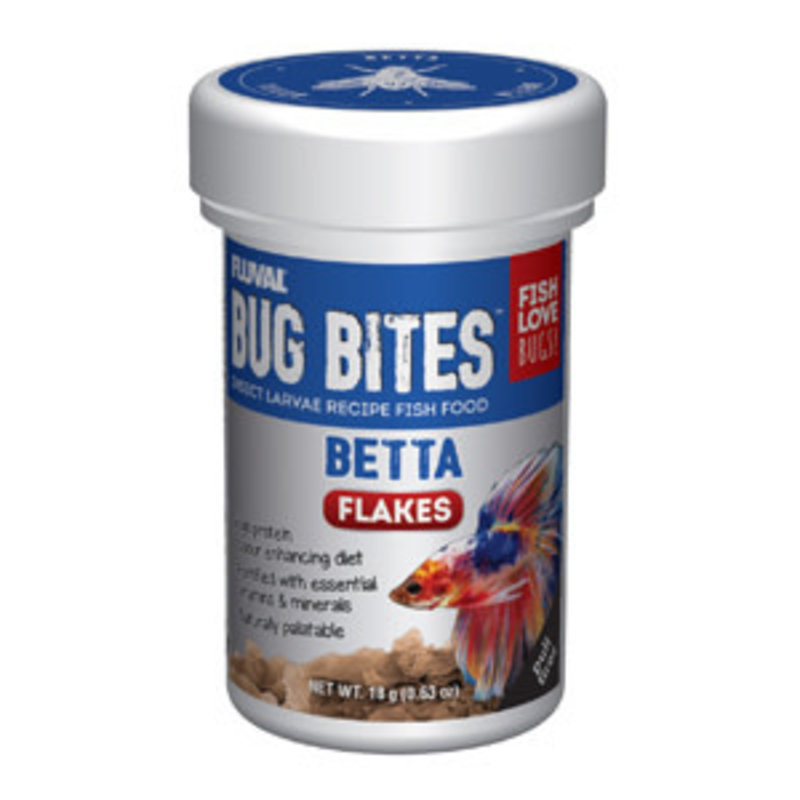 Hagen Products Bug Bites Betta Color Flakes