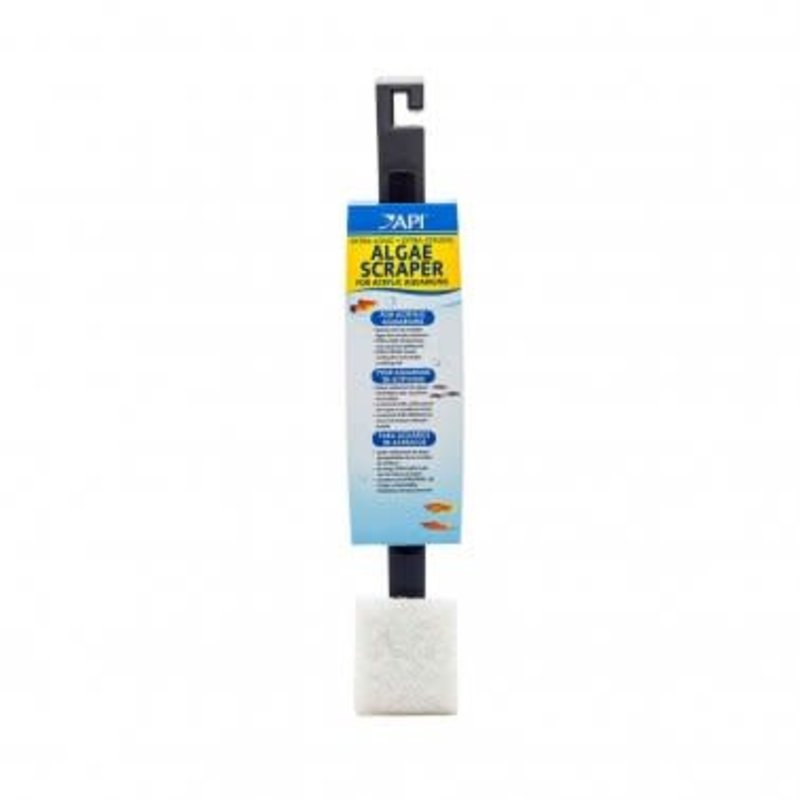 Aquarium Pharmaceuticals Acrylic Algae Scraper with Handle