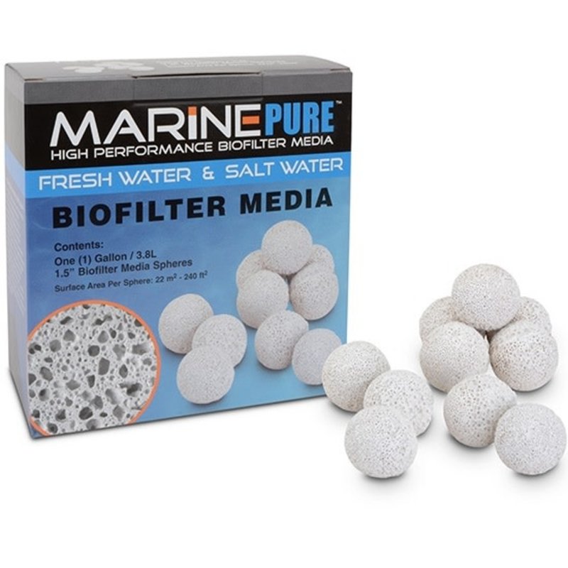 CerMedia LLC MarinePure BioFilter Media - Spheres 2 qt