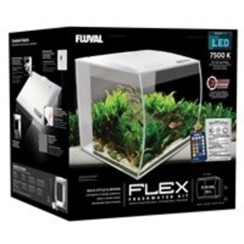 Hagen Products Fluval Flex Aquarium Kit 9 G - White
