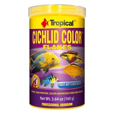 Tropical Cichlid Color XXL Size Flakes 1000ML/160G (5.64 oz)