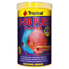 Tropical D-50 Plus Flakes tin 1000ml / 200g (7.05 oz)