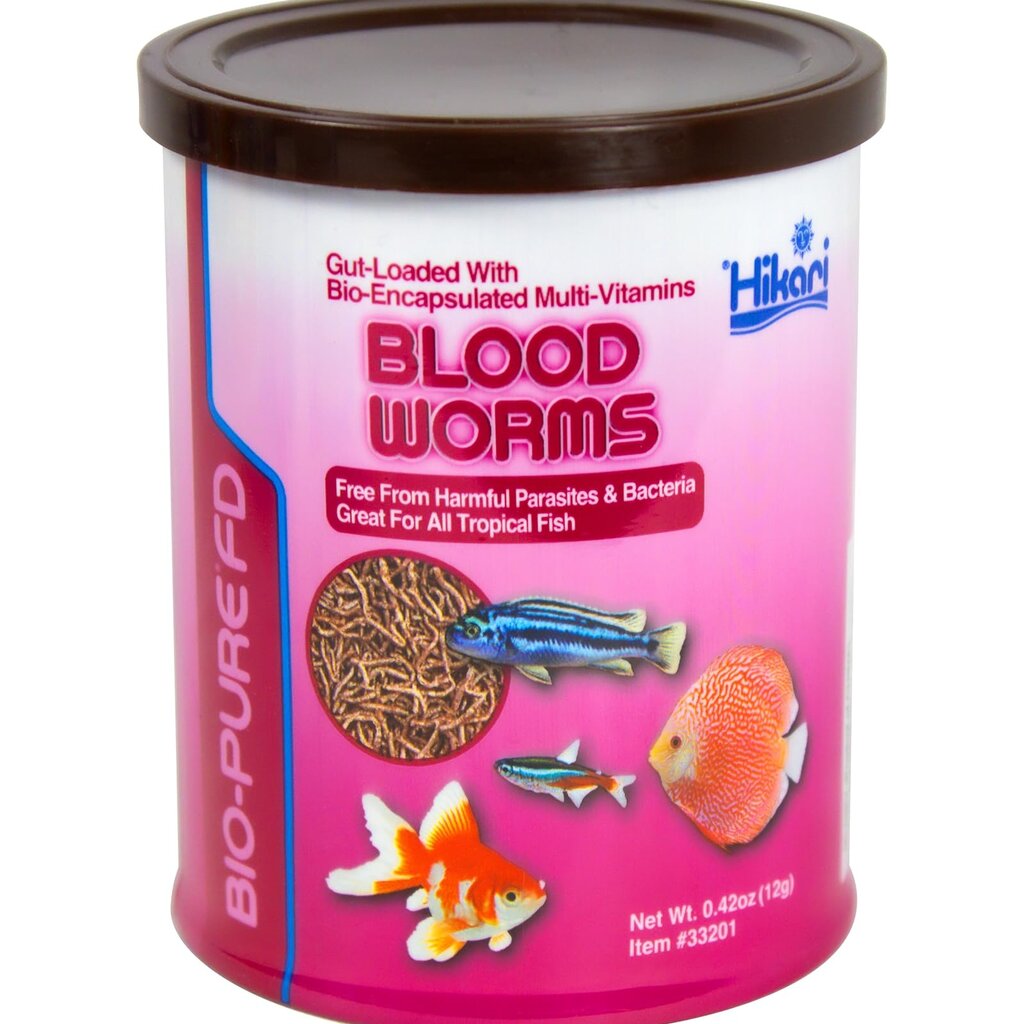 Hikari Hikari Freeze Dried Blood Worms .42oz