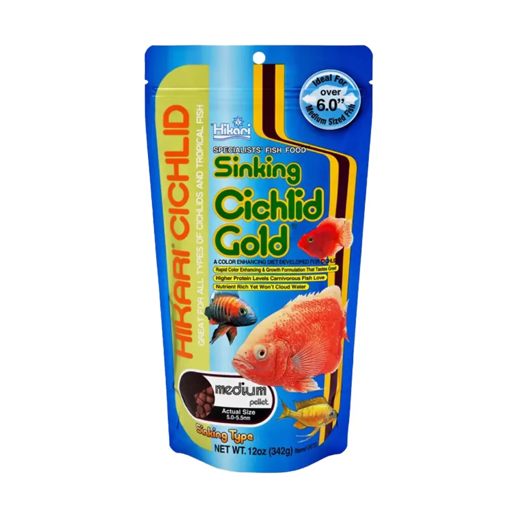 Hikari Hikari Cichlid Gold Sinking Medium Pellets 12oz