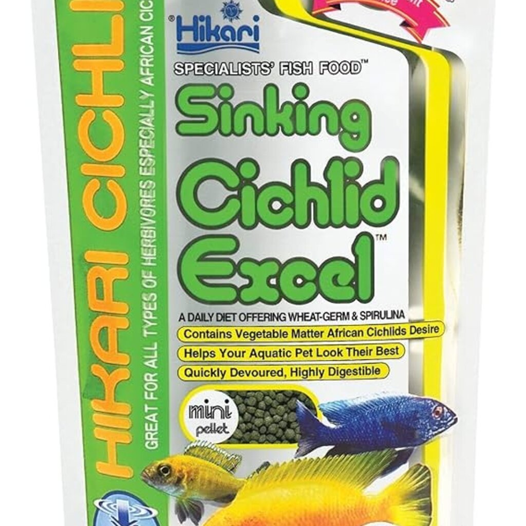 Hikari Hikari Cichlid Excel Sinking Mini Pellets 12oz