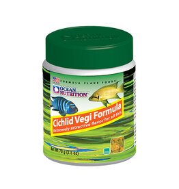 Ocean Nutrition Foods Ocean Nutrition Cichlid Vegi Flakes 2.5oz