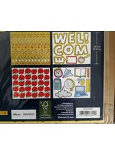 Pen+Gear Welcome Bulletin Board Set 62 Pieces Teacher - Cutouts, Trim,  Letters