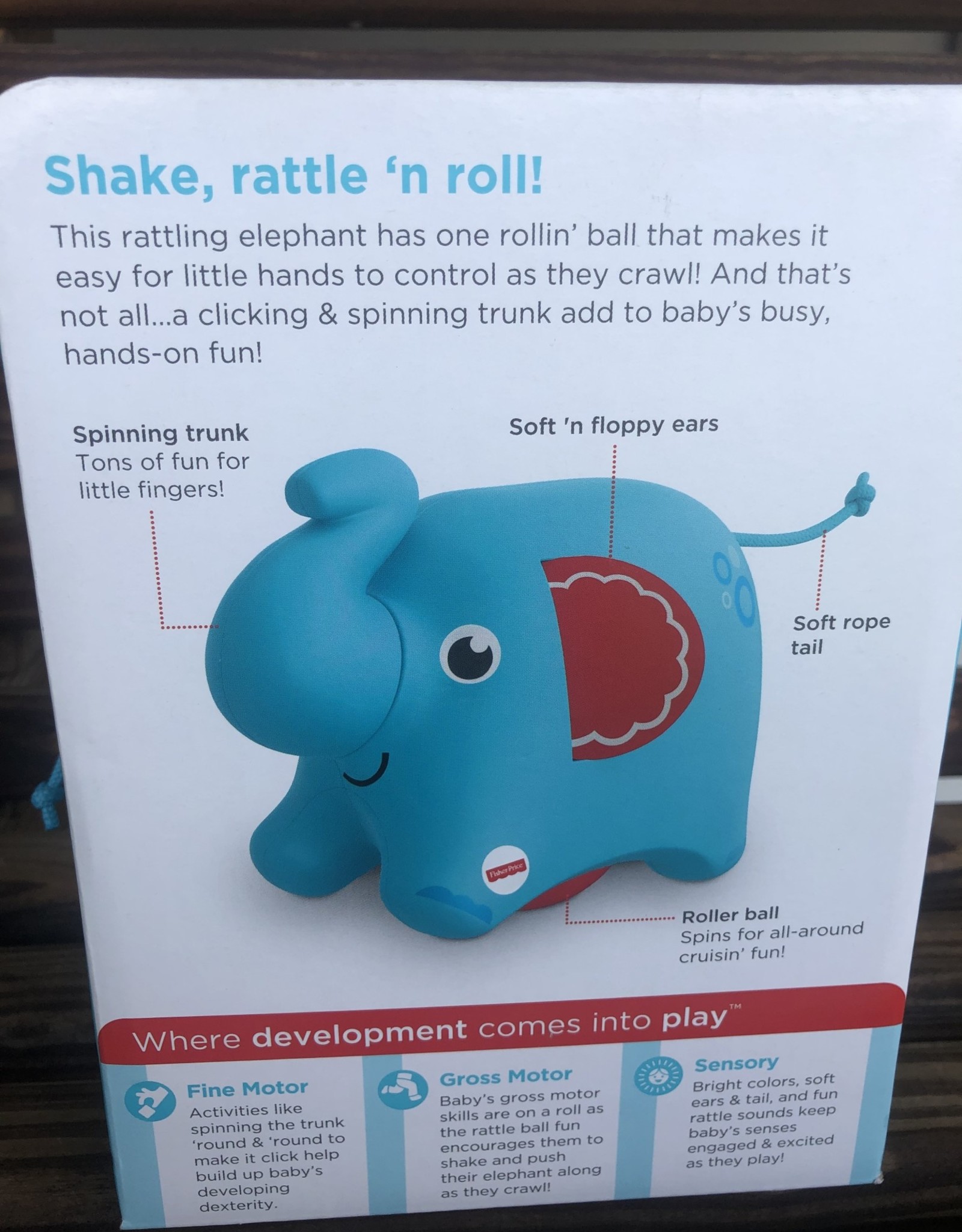 fisher price roller elephant