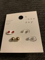 A New Day Stud Earring Set 4 Pair - A New Day