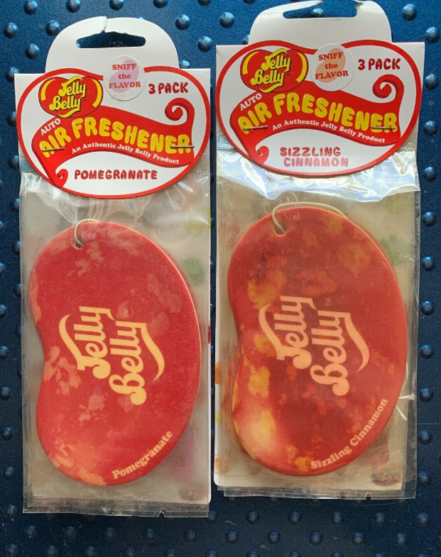 Jelly Belly Jelly Belly 2D Bean Sweet Car Air Freshener Pomegranate