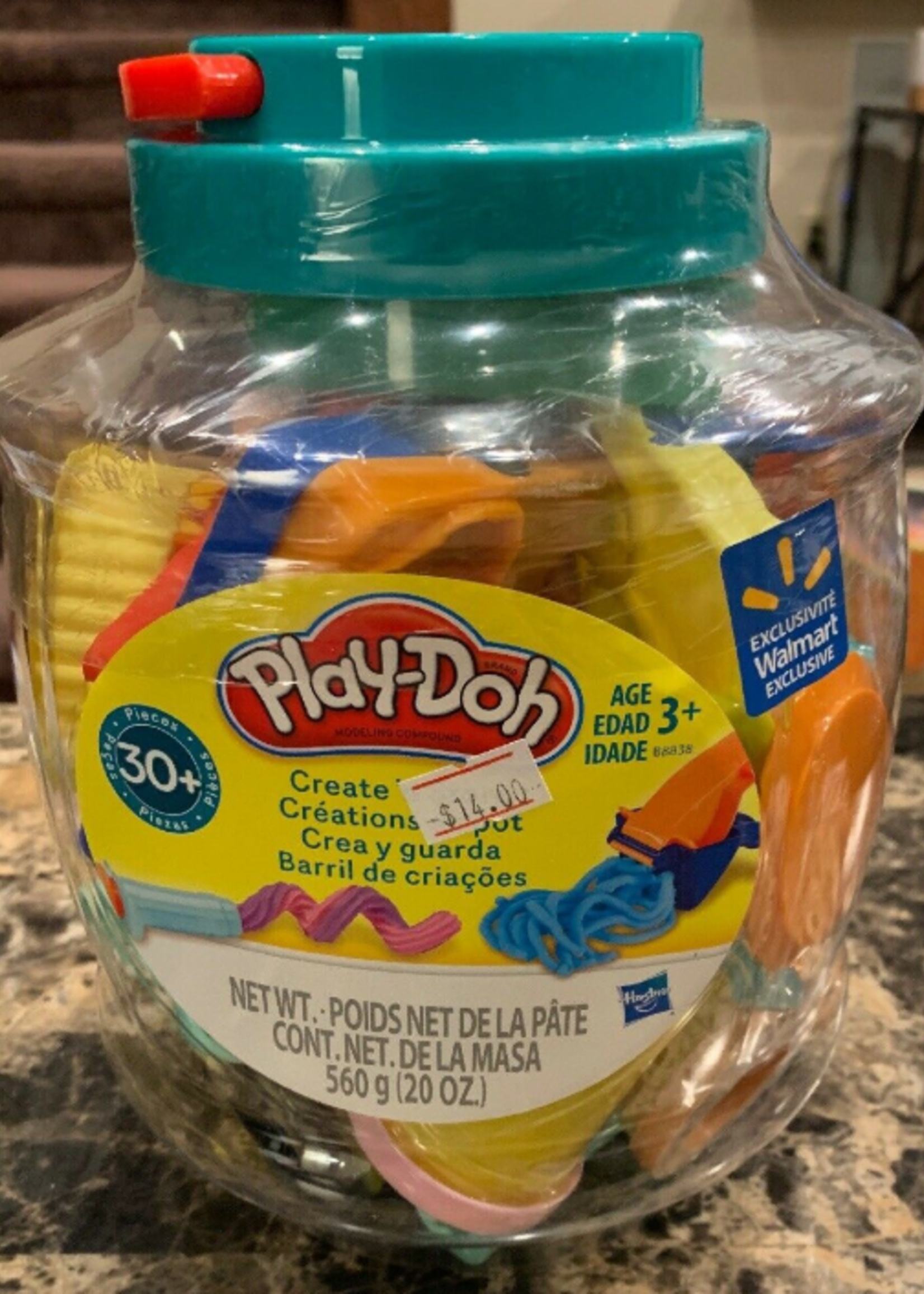 play doh create n store bucket