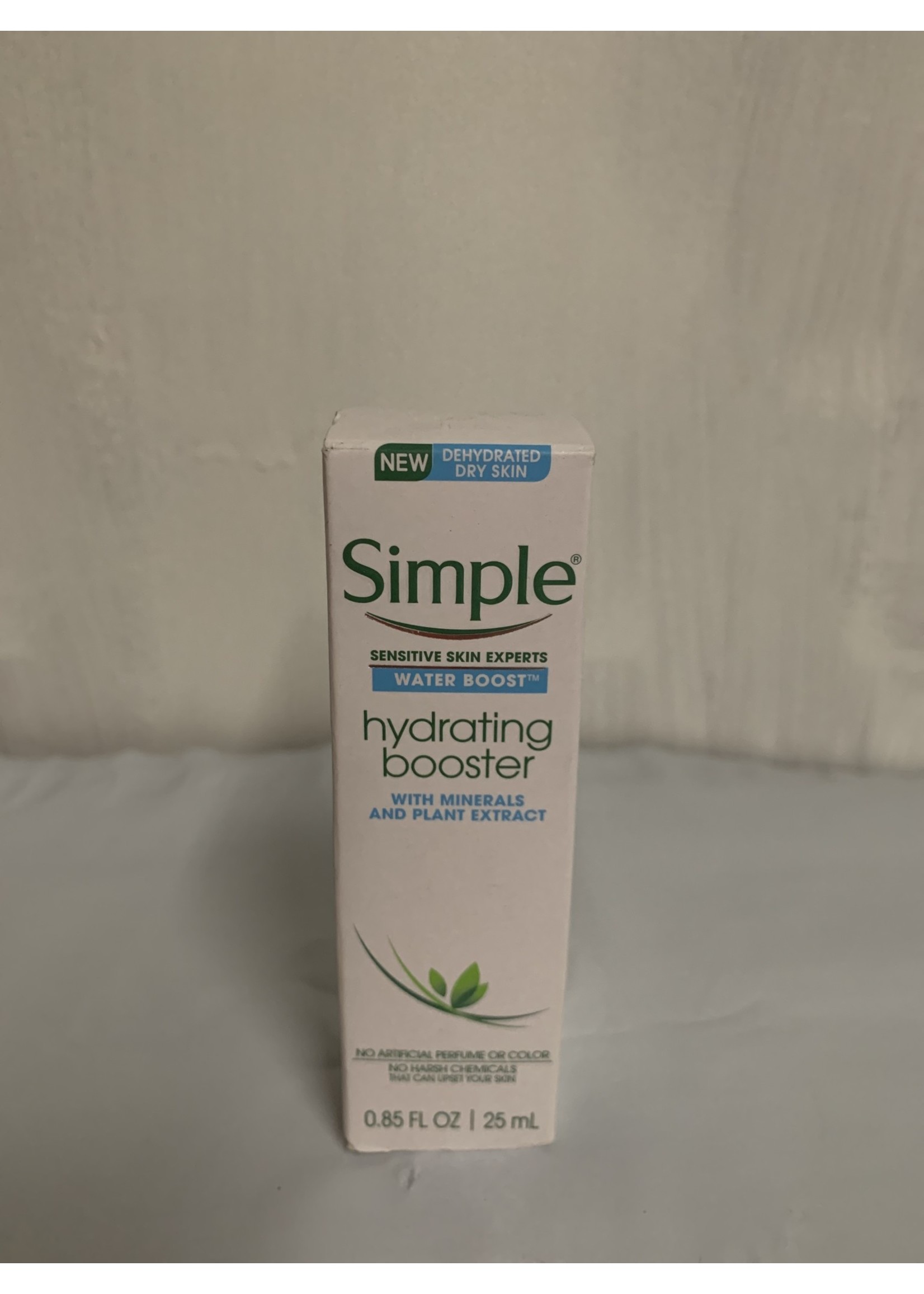 Simple Hydrating Booster with Minerals and Plant Extract, Water Boost