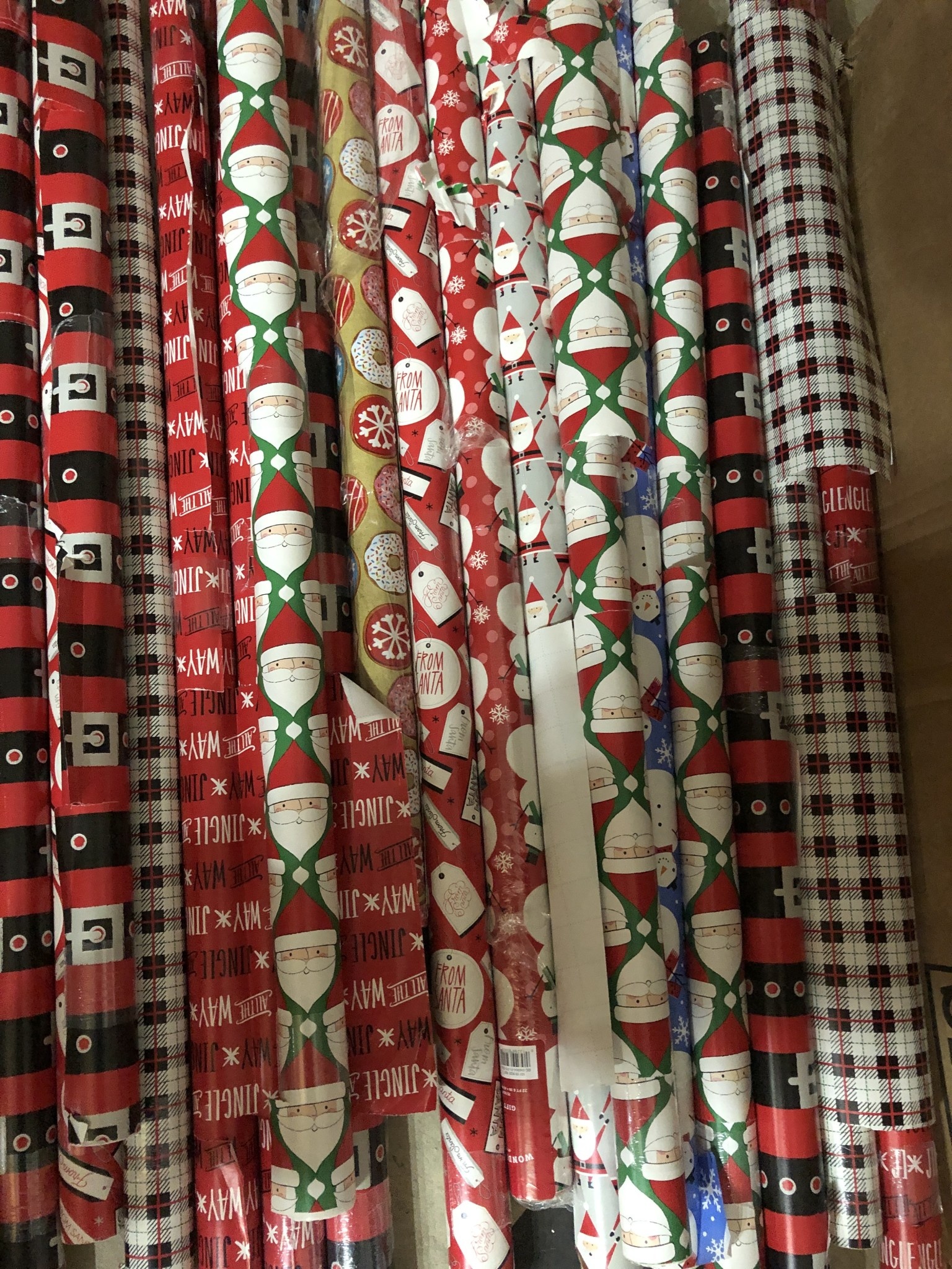 Target Holiday Gift Wrap (no sleeves) Assorted D3 Surplus Outlet