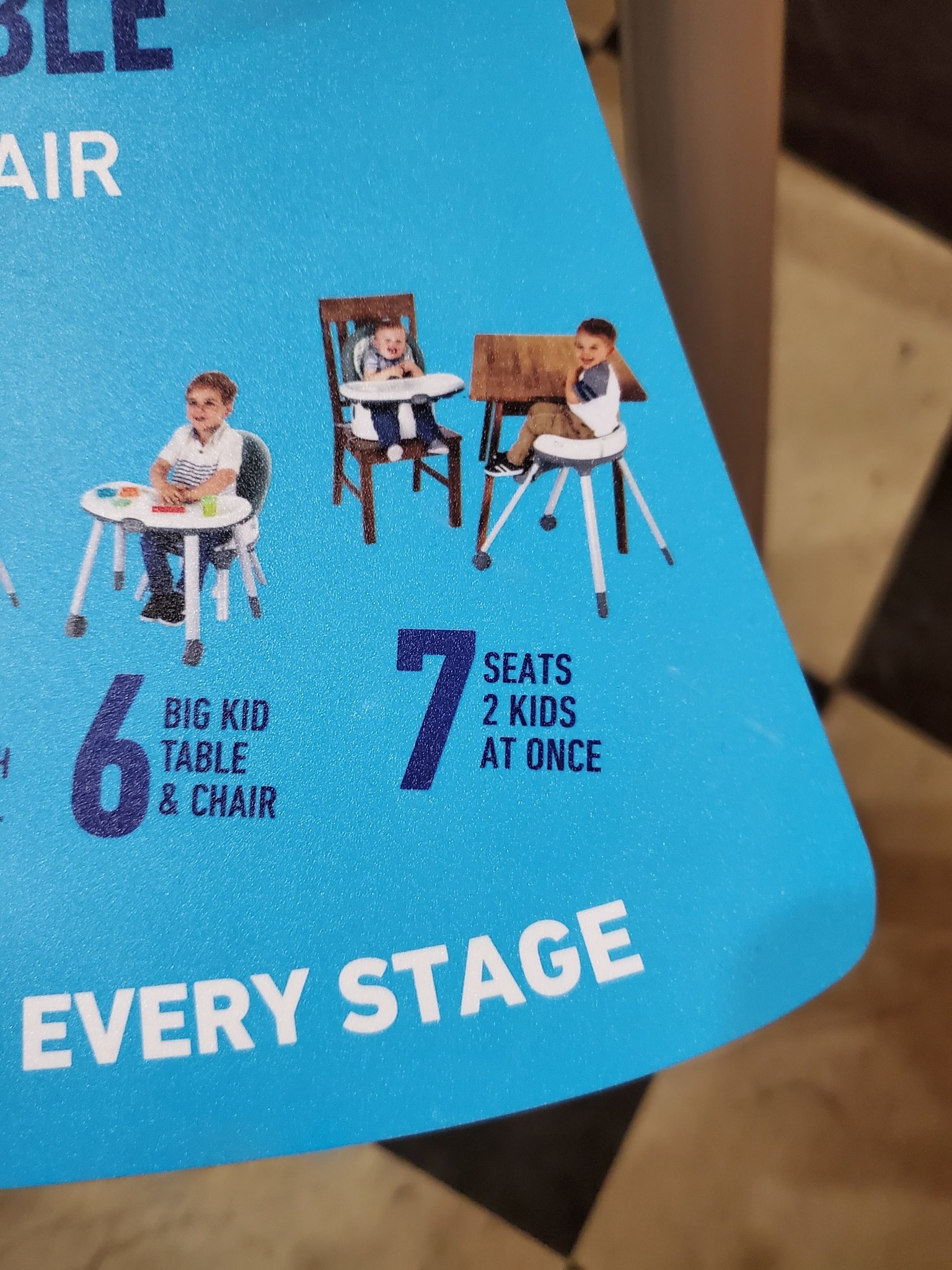 graco floor to table high chair