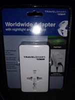Travel Smart All-in-1 Adapter with Nightlight and USB Port