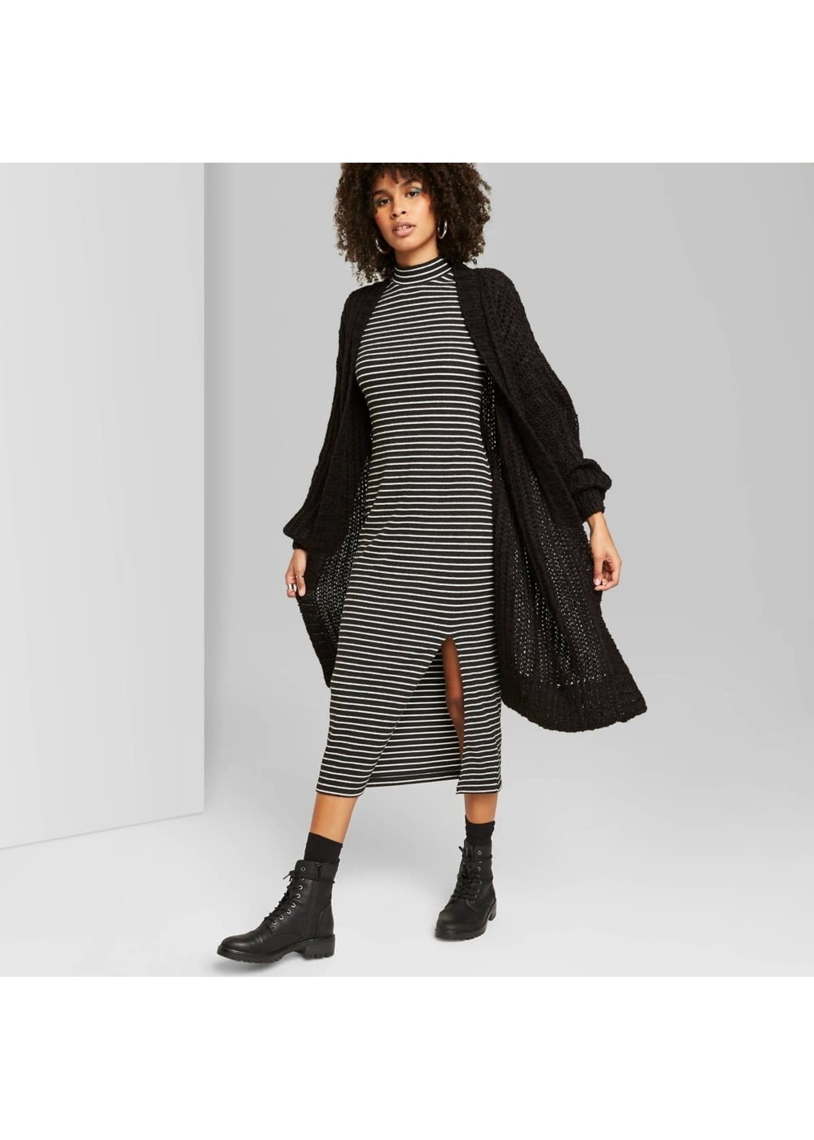 wild fable black cardigan