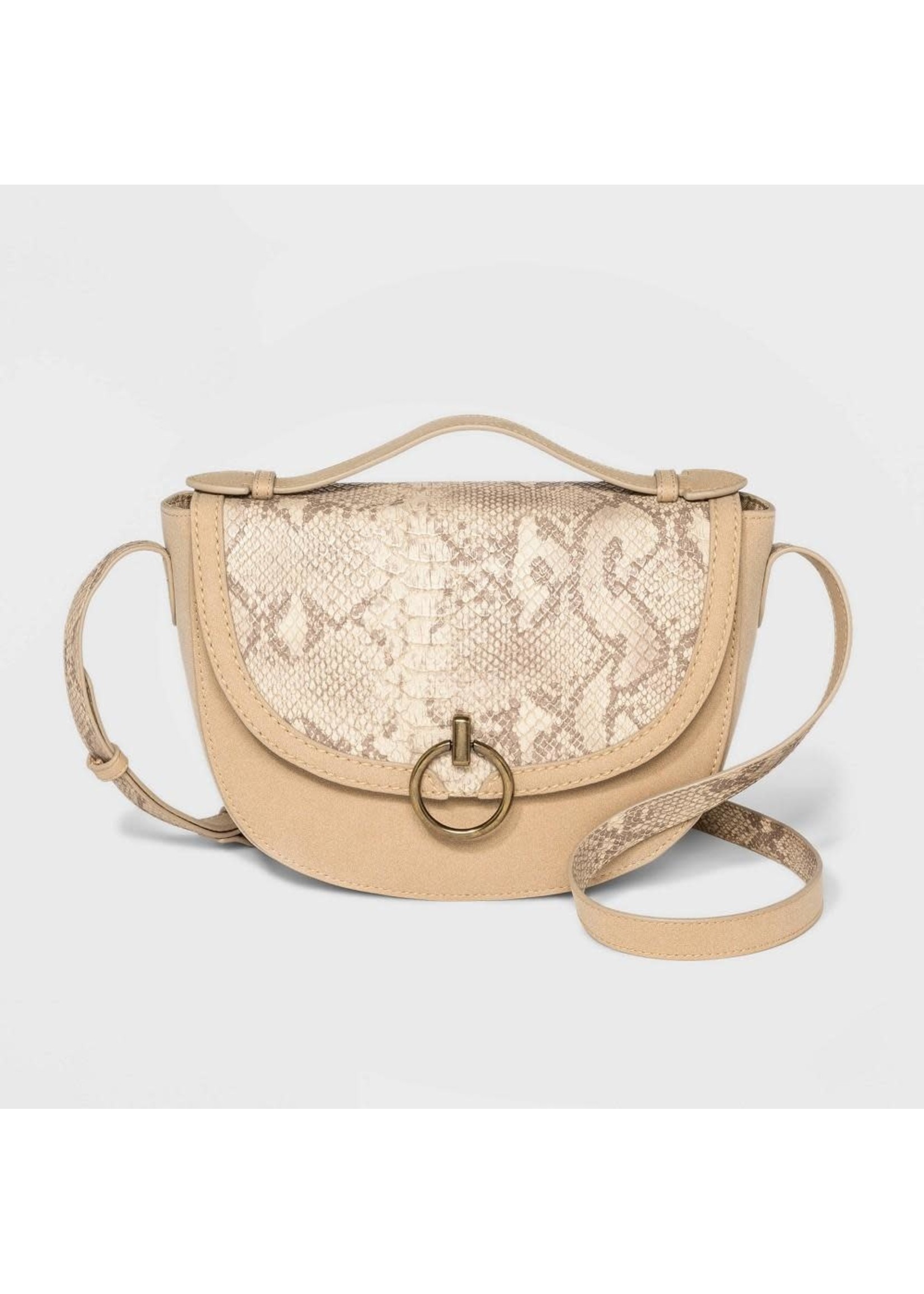 Saddle Handbag Bag With Ring - Universal Thread Tan