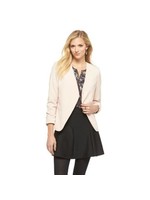 Women's Regular Fit Long Sleeve Button-Front Seam Collar Straight Coat - Prologue Cream S