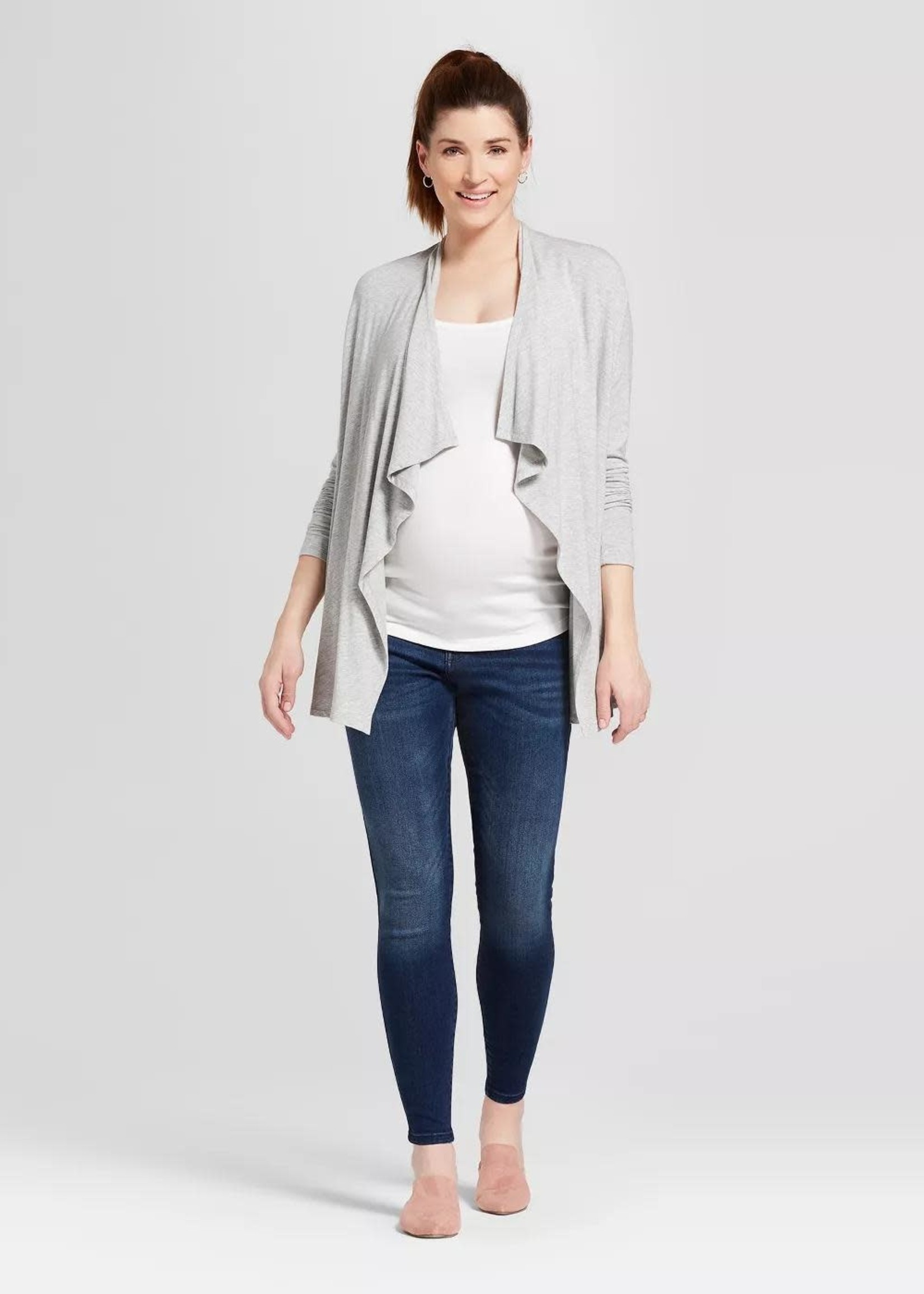 Maternity Inset Panel Skinny Jeans Isabel Maternity by Ingrid