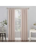 40"x95" Kenneth Tab Top Blackout Curtain Panel Blush - Sun Zero