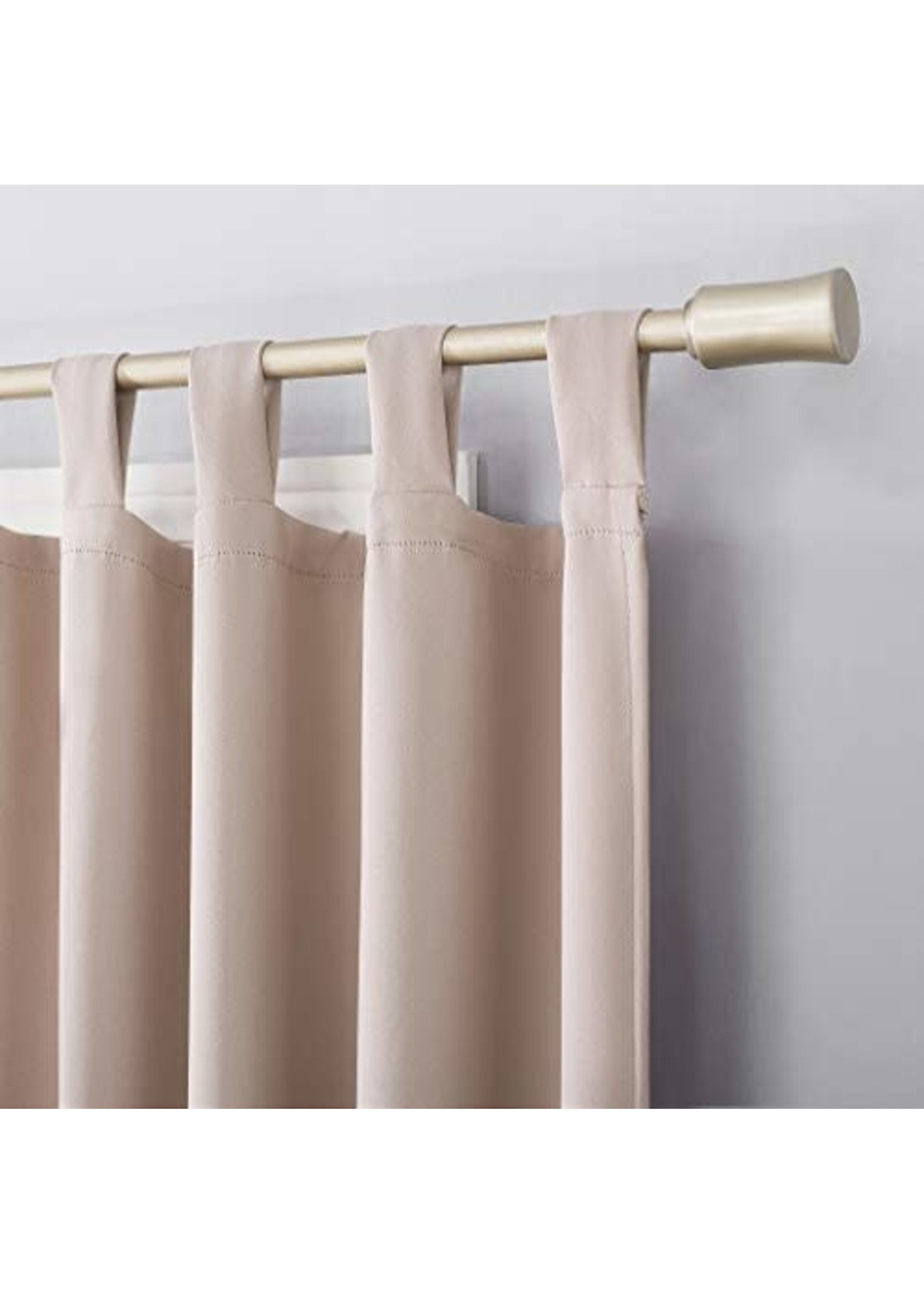 40"x95" Kenneth Tab Top Blackout Curtain Panel Blush - Sun Zero