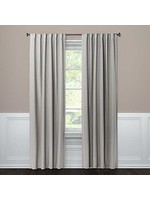 50"x95" Aruba Linen Blackout Curtain Panel Gray - Threshold™