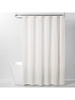 Threshold Swiss Dot Shower Curtain - Shell with White Dots - Threshold™