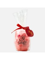 Tri-Coastal Design Wine Glass with Bath Bomb - 7oz