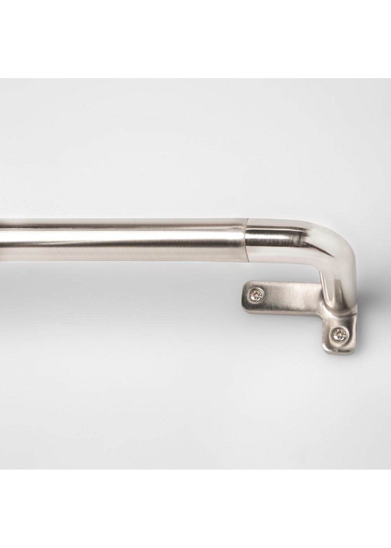 48"-88" 1pc Drapery Rod Brushed Nickel - Made By Design™