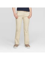 Girls' Bootcut Twill Stretch Uniform Chino Pants - Cat & Jack™ Khaki 4