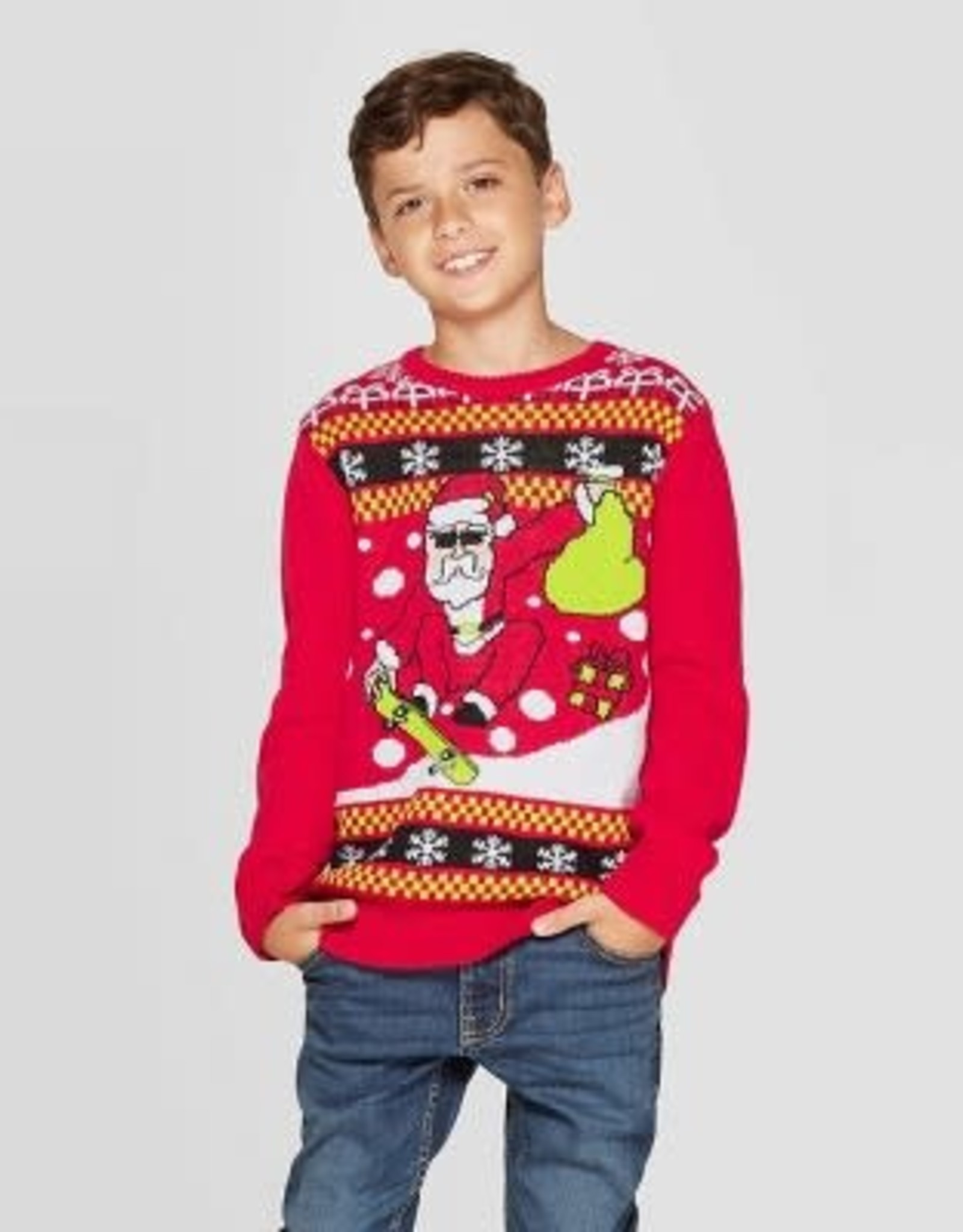 Boys Santa Sweater Online Sale, Up To 65% Off | Www.aramanatural.es