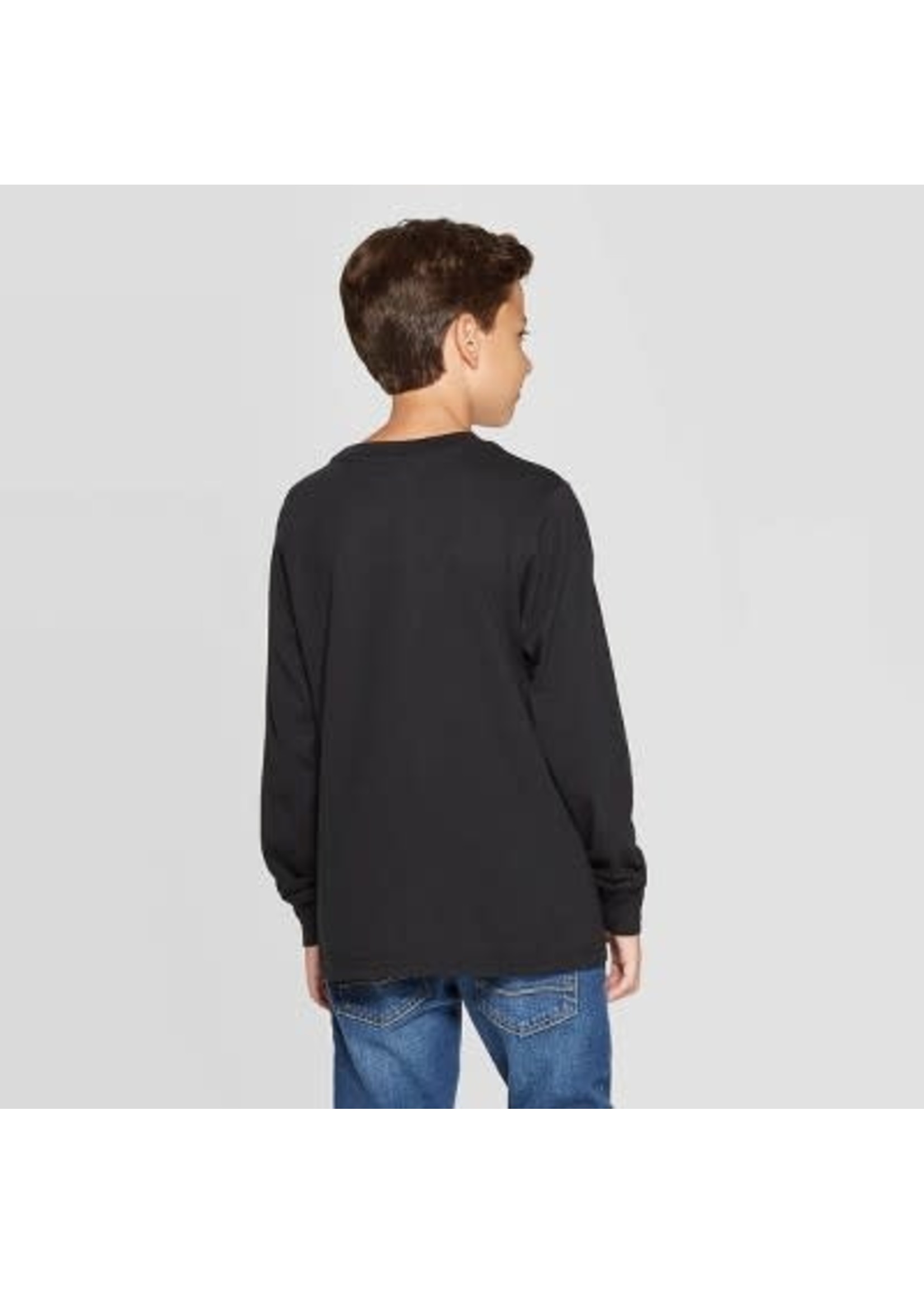 Boys' Spider-Man Long Sleeve T-Shirt - Black XL