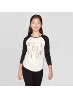 Girls' Star Wars Long Sleeve T-Shirt - Ivory M