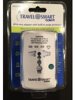 Travel Smart All-In-One Adapter w surge protector