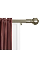18"x48" Easy Install Drapery Window Rod Antique Brass - Smart Rods