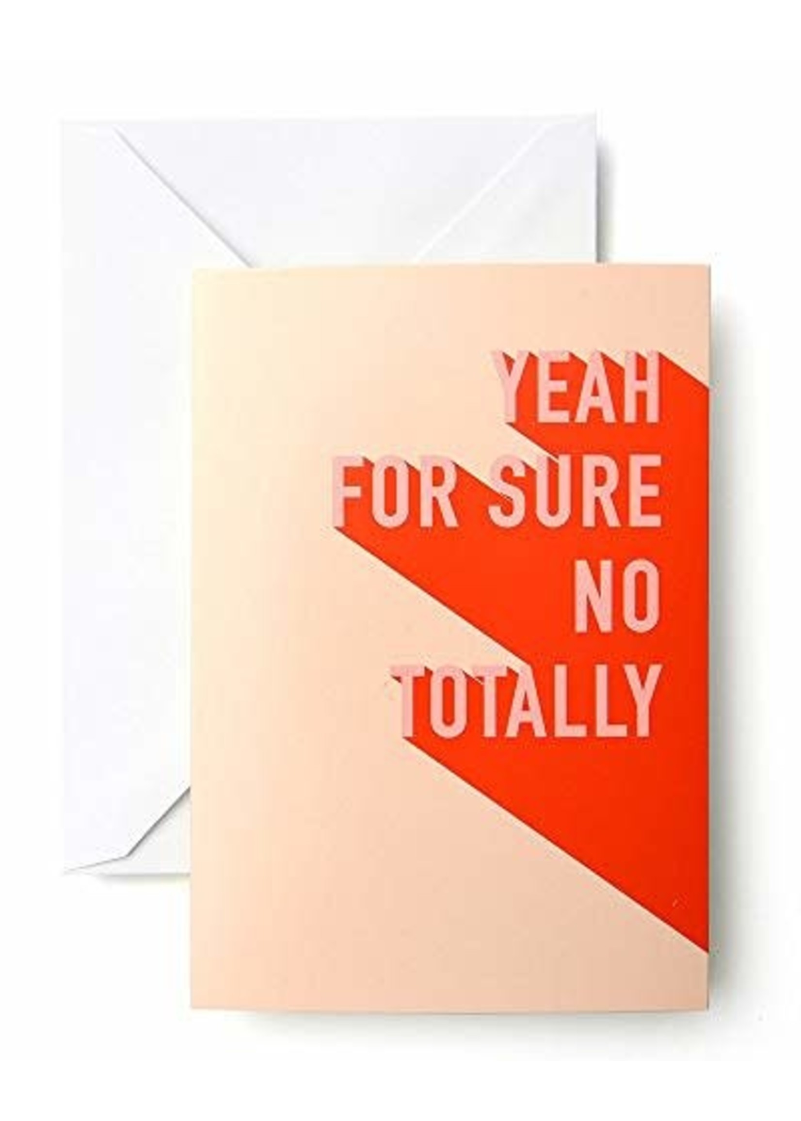 Smirk "Yeah For Sure No Totally" Stationery 10ct